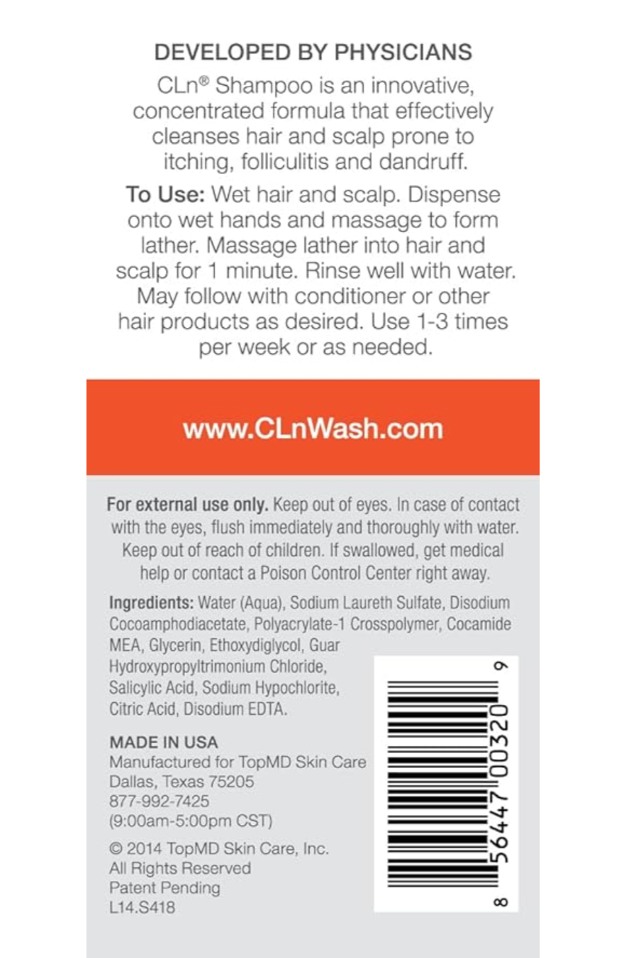 CLn Shampoo